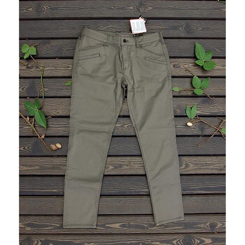 NWT 5.11 Tactical Pants Womens Size 14 Regular Defender Flex slim fit-Stone